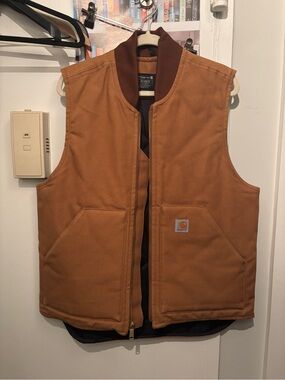 Carhartt Brown/Caramel Relaxed Fit Duck Vest